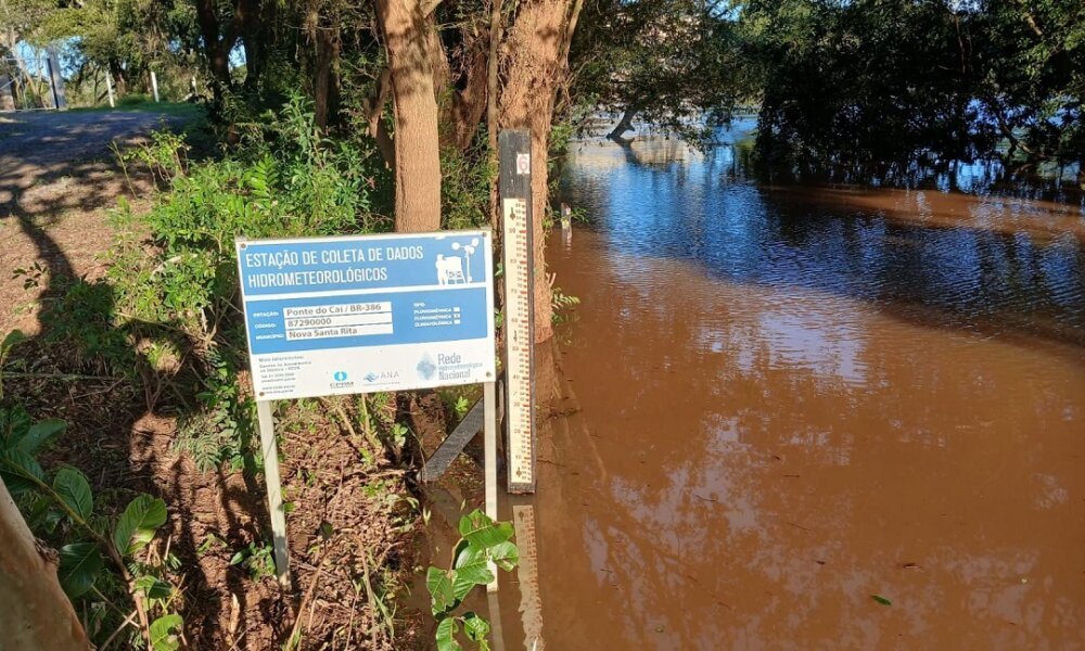 “Estamos atentos e prontos para agir” Nova Santa Rita emite alerta para possível cheia com chuvas intensas na Serra
