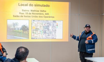 ATENÇÃO! Simulado de emergência mobilizará 130 voluntários no Mathias Velho no sábado, 26