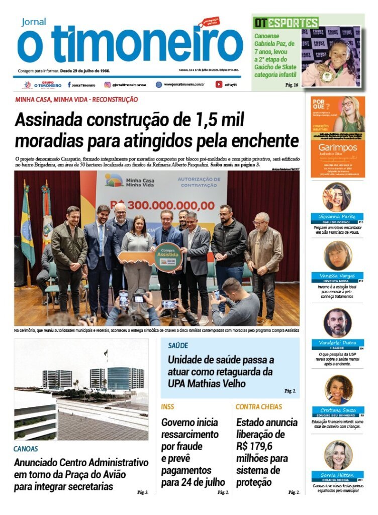 Capa O Timoneiro - Edição 3182