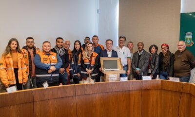 Defesa Civil de Canoas recebe equipamentos para nova sala de monitoramento