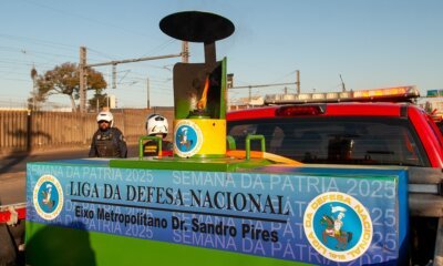 Chama do Fogo Simbólico da Pátria fica em Canoas até 1º de setembro