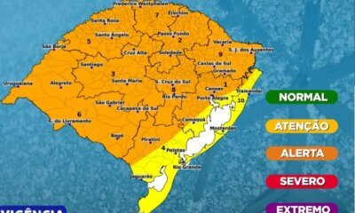 Massa de ar polar derruba temperaturas e traz risco de geada no RS a partir desta sexta-feira