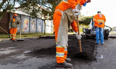 Secretaria de Obras de Canoas projeta recuperação de mais 45 vias asfálticas em agosto