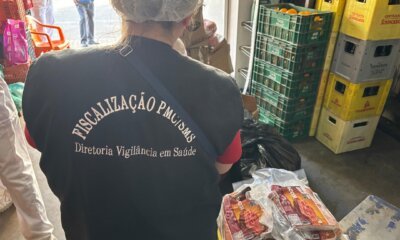 Vigilância Sanitária apreende 240 kg de alimentos impróprios para o consumo em supermercado no Guajuviras