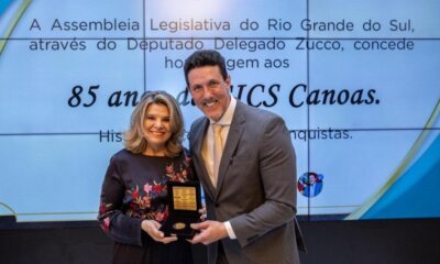 Assembleia Legislativa homenageia os 85 anos da CICS Canoas com a Medalha da 56ª Legislatura