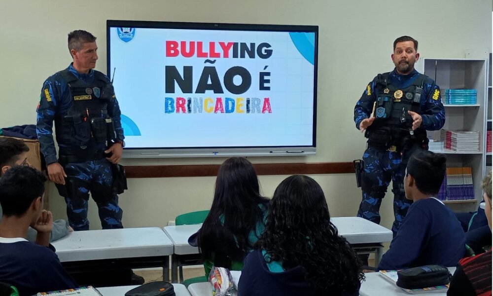 Guarda Municipal de Canoas realiza palestras sobre bullying nas escolas