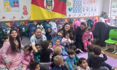 Projeto leva cultura gaúcha a crianças da EMEI Beija-Flor, em Canoas