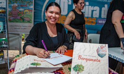 Autora canoense Taís Fagundes fala sobre “Bergamota Literária” na 40ª Feira do Livro de Canoas