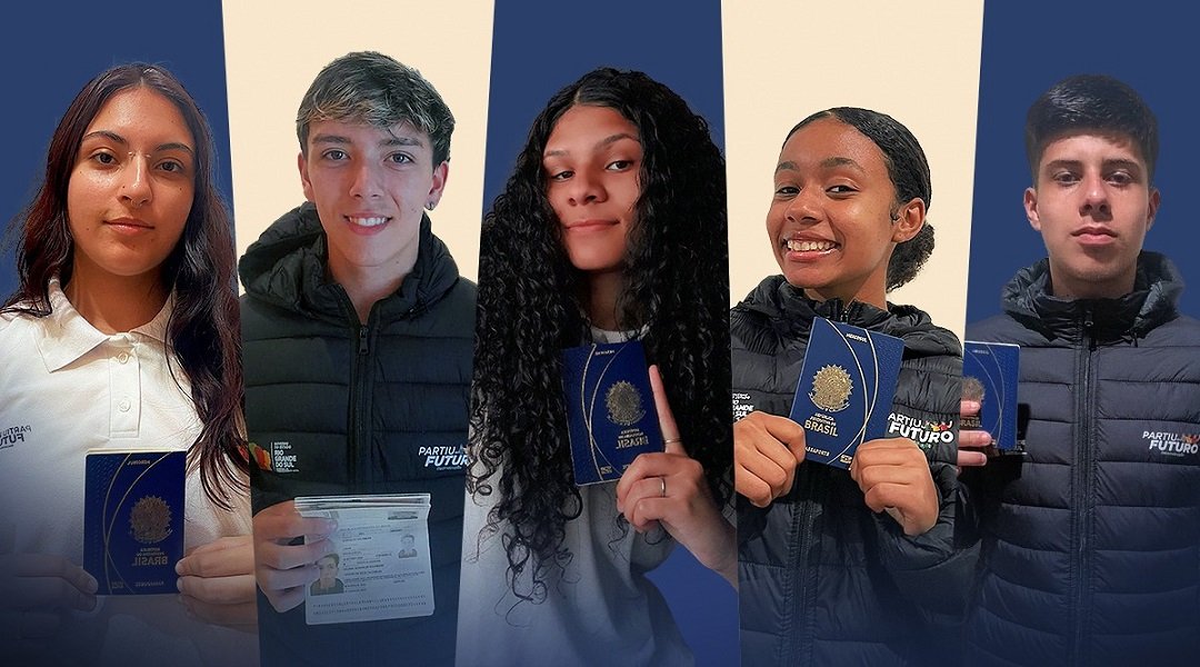 Jovens gaúchos do Partiu Futuro Reconstrução participam de intercâmbio socioeducacional na Espanha
