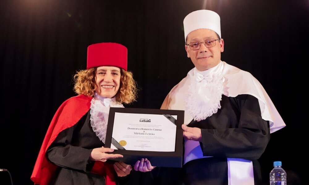 Unilasalle concede título de Doutora Honoris Causa à jornalista Míriam Leitão
