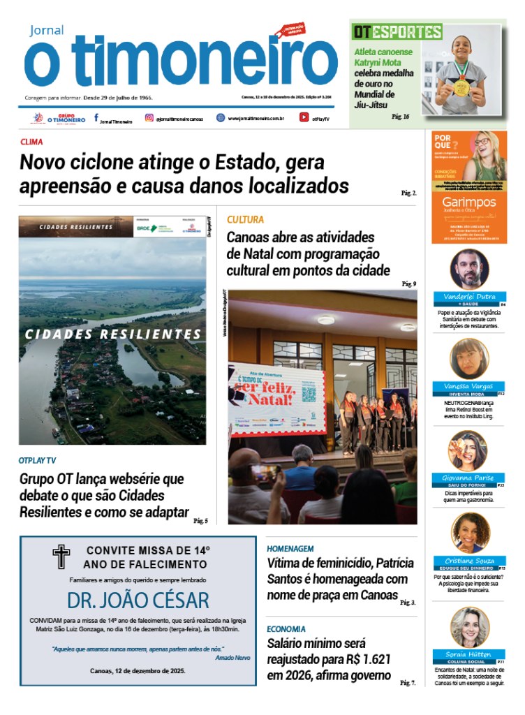 Capa O Timoneiro- Edição 3204