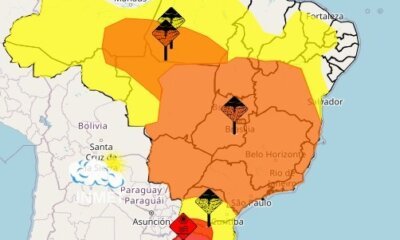 Inmet emite alerta vermelho de calor para o Sul do Brasil até 6 de fevereiro
