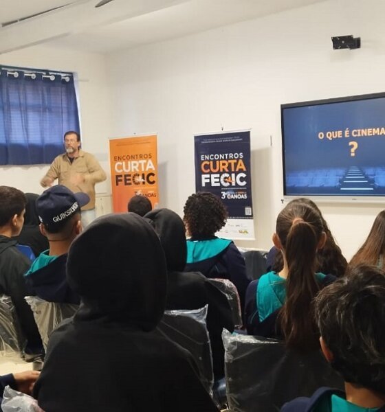 Curta Fecic recebe 43 filmes de escolas de Canoas e terá exibições no Sesc em julho