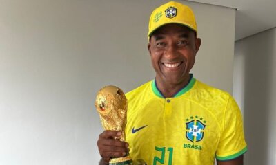 Ex-jogador campeão da Copa de 1994 participa de evento em Canoas em ação pré-Mundial de 2026