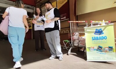 Sábado Solidário mobiliza cidades gaúchas com arrecadação de alimentos