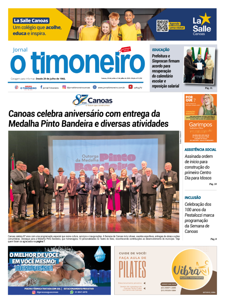 Capa O Timoneiro - Edição 3232