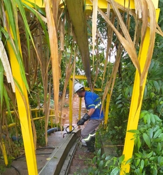 Fortes chuvas afetam abastecimento de água em nove municípios do Estado