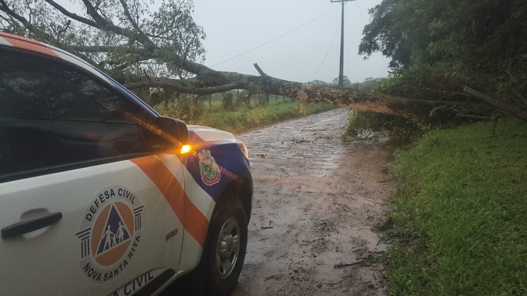 Temporal com ventos de quase 100 kmh causa estragos e deixa 400 casas destelhadas em Nova Santa Rita