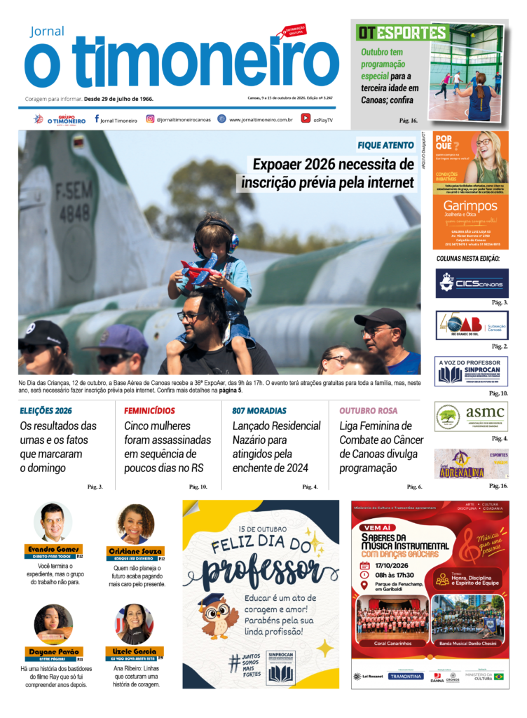 Capa O Timoneiro - Edição 3247